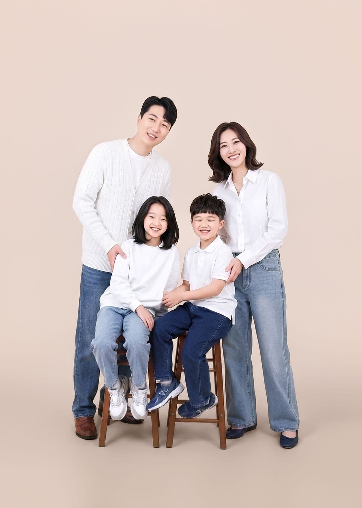 연희스튜디오 가족사진 촬영 예시 2