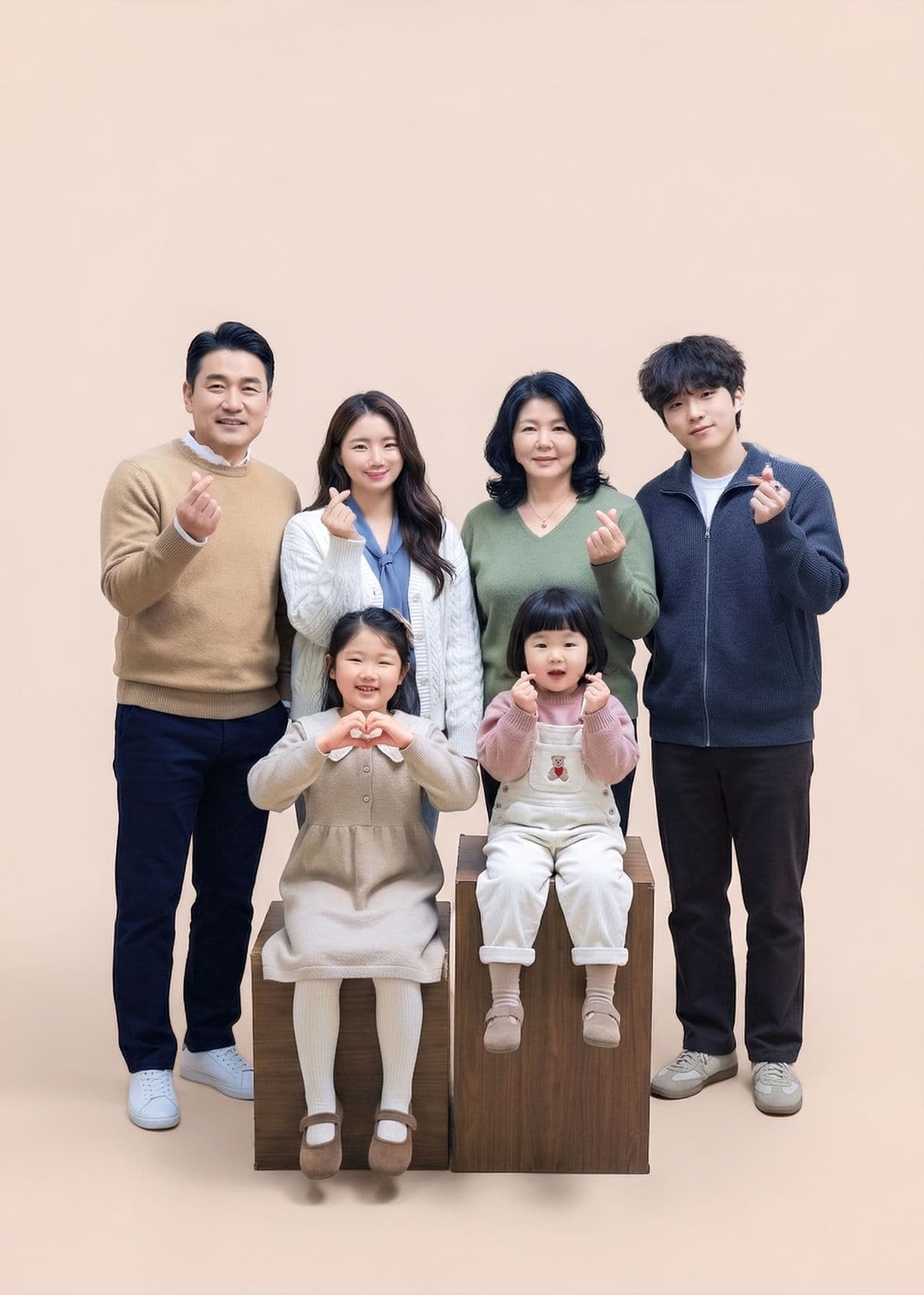 연희스튜디오 가족사진 촬영 예시 5